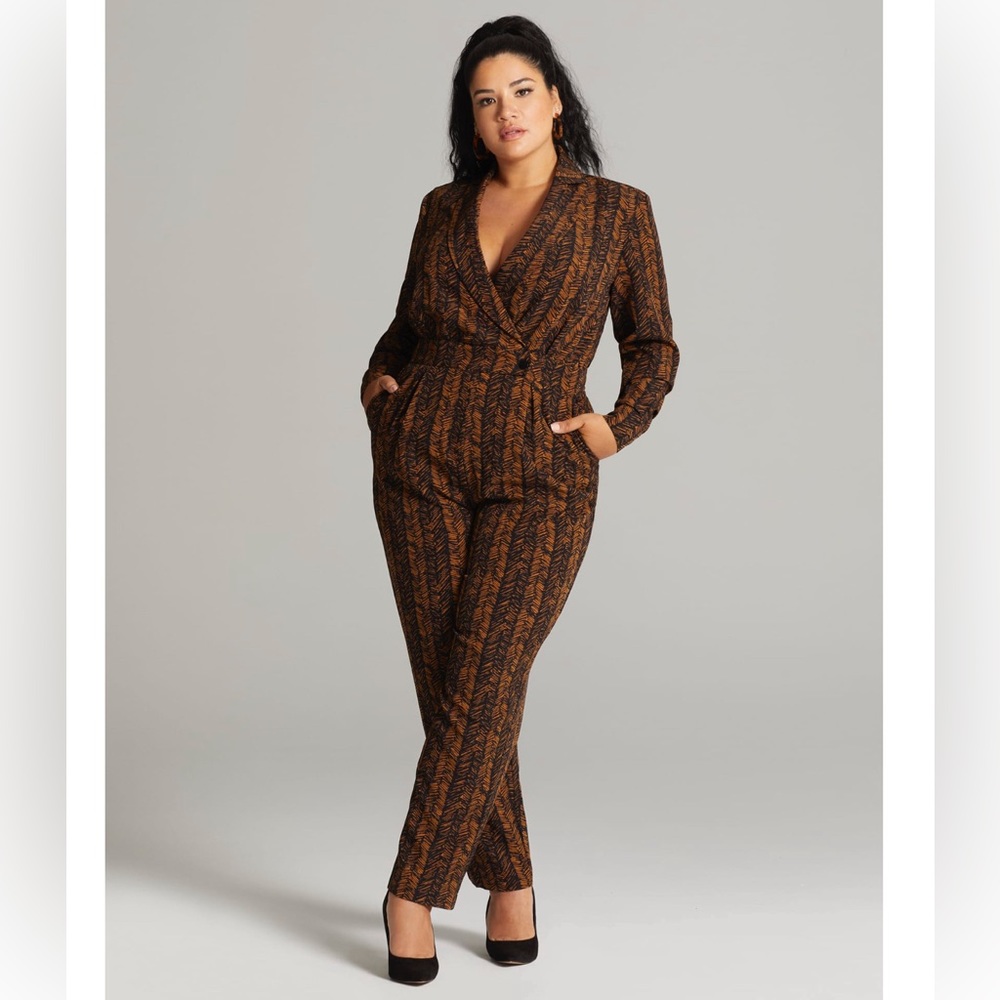 Nouria Belted Tailored Jumpsuit - Gabrielle Union x FTF